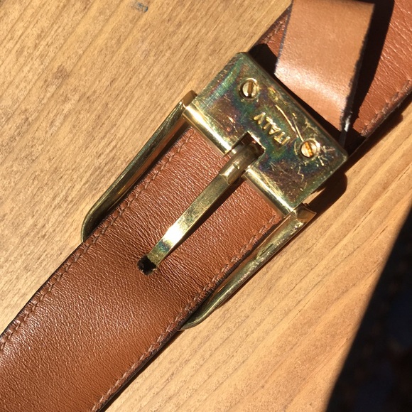 Snakeskin Belt Esquire Leather Cocco Cognac - Picture 10 of 16